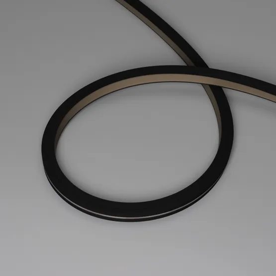 Фото #2 товара Светодиодная лента герметичная NOVA-TOP-BLACK-A120-16x15mm 24V Warm3500 (10 W/m, IP67, 2835, 5m, wire x2) (Arlight, Вывод боковой, 5 лет)