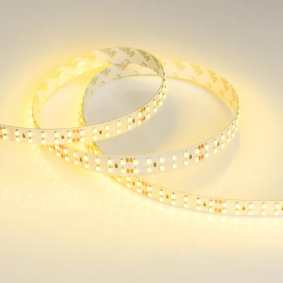 Фото #2 товара Светодиодная лента RT 2-5000 24V Yellow 2x2 (3528, 1200 LED, LUX) (Arlight, 19.2 Вт/м, IP20)