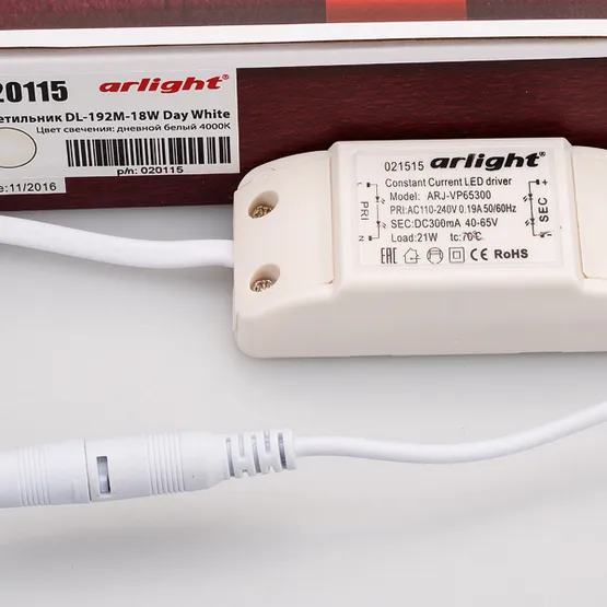 Фото #5 товара Светильник DL-192M-18W Day White (Arlight, IP40 Металл, 3 года)