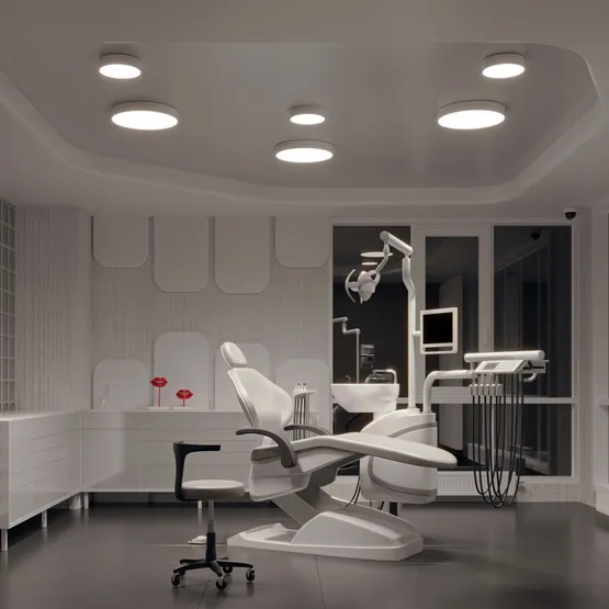 Фото #5 товара Светильник IM-RONDO-EMERGENCY-3H-R400-40W Warm3000 (BK, 120 deg, 230V) (Arlight, IP40 Металл, 2 года)