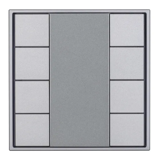 Фото #2 товара INTELLIGENT ARLIGHT Панель KNX-223-8-GREY (BUS) (IARL, IP20 Металл, 3 года)