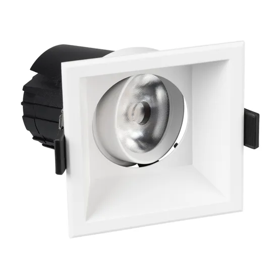 Фото #4 товара Светильник MS-FLOW-BUILT-S85x85-12W Warm3000 (WH, 15 deg, 230V) (Arlight, IP20 Металл, 5 лет)