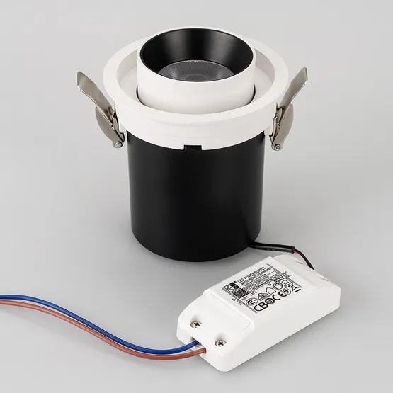 Фото #4 товара Светильник LGD-PULL-R100-10W Warm3000 (WH, 20 deg) (Arlight, IP20 Металл, 3 года)