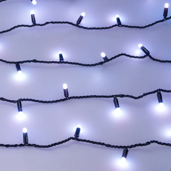 Фото #2 товара Светодиодная гирлянда ARD-STRING-CLASSIC-10000-BLACK-95LED-MILK-LIVE RGBW-DMX (24V, 10W) (Ardecoled, IP65)