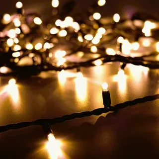 Фото #1 товара Светодиодная гирлянда Нить ARD-CLASSIC-10000-BLACK-100LED-STD Warm (230V, 7W) (Ardecoled, IP65)
