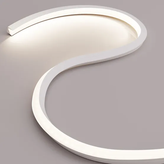Фото #5 товара Силиконовый профиль WPH-FLEX-1616-TWIST-S11-20m WHITE (Arlight, Силикон)