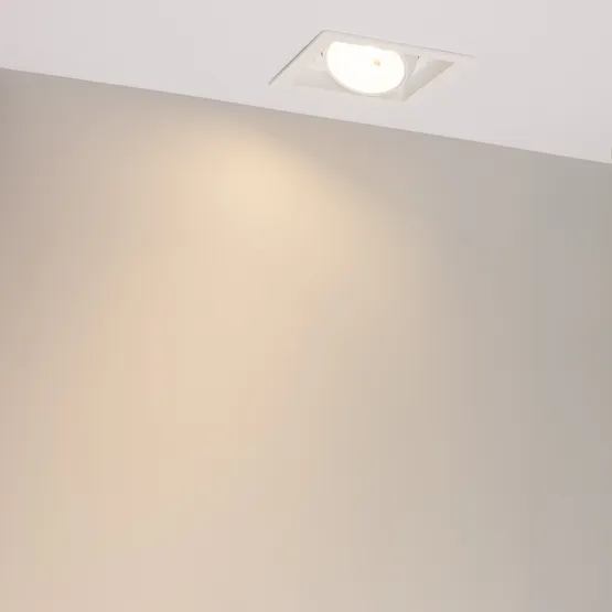 Фото #4 товара Светильник MS-VORTEX-BUILT-S140x140-30W Warm3000 (WH-WH, 50 deg, 230V) (Arlight, IP20 Металл, 5 лет)
