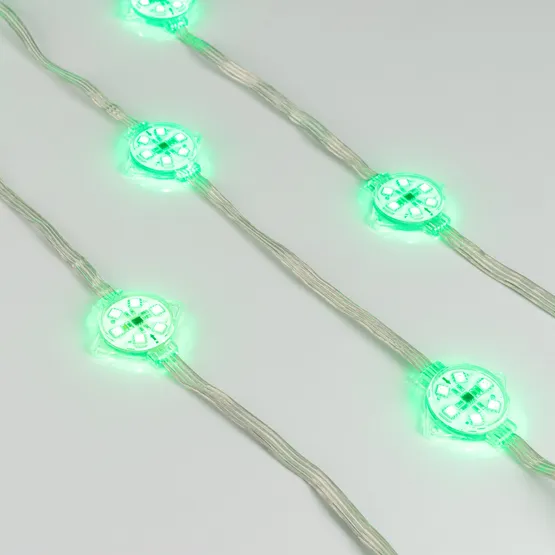 Фото #5 товара Модуль управляемый VISOR-SPI-5060-6-24V RGB 120deg (D40x12mm, 1.5W, IP68) (Arlight, Пластик, 3 года)