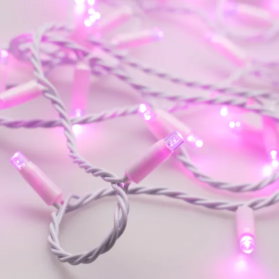 Фото #3 товара Светодиодная гирлянда ARD-STRING-CLASSIC-10000-WHITE-100LED-STD PINK (230V, 7W) (Ardecoled, IP65)