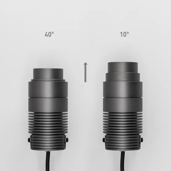 Фото #2 товара Светильник ALT-RAY-ZOOM-R75-18W Warm3000 (DG, 10-40 deg, 230V) (Arlight, IP67 Металл, 3 года)