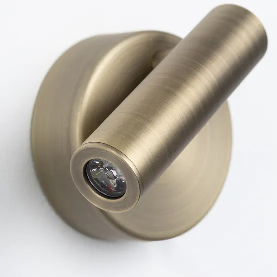 Фото #2 товара Светильник SP-BED-NB-R90-3W Warm3000 (BR, 20 deg, 230V) (Arlight, IP20 Металл, 3 года)