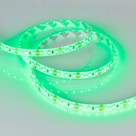 Фото #3 товара Светодиодная лента RTW 2-5000SE 12V Green 2x (3528, 600 LED, LUX) (Arlight, 9.6 Вт/м, IP65)