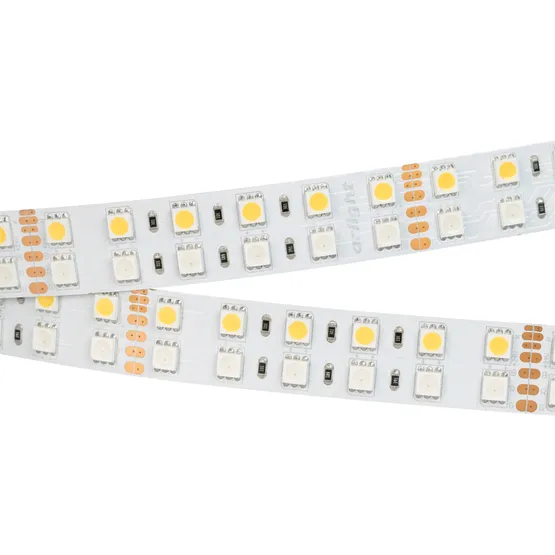 Фото #11 товара Светодиодная лента RT-B144-19mm 24V RGBW-Day (32 W/m, IP20, 5060, 5m) (Arlight, -)