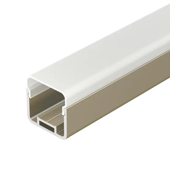 Фото #1 товара Профиль с экраном LINE-D-3030-2000 SQUARE OLIVE GREY+OPAL (Arlight, Алюминий)