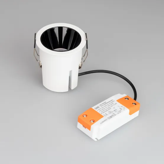 Фото #2 товара Светильник MS-ATLAS-BUILT-R72-20W Warm3000 (WH-BK, 30 deg, 230V) (Arlight, IP20 Металл, 5 лет)