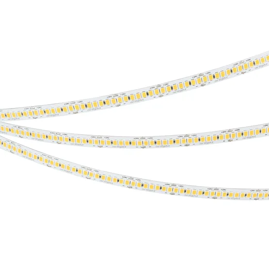 Фото #3 товара Светодиодная лента RT-A280-8mm 24V Warm2700 (10 W/m, IP20, 5m) (Arlight, -)