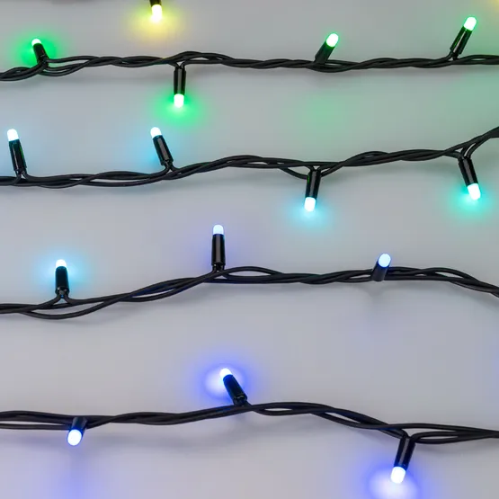 Фото #2 товара Светодиодная гирлянда ARD-STRING-PRO-10000-BLACK-95LED-MILK-LIVE RGBW-DMX (24V, 10W) (Ardecoled, IP65)