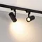 Минифото #6 товара Светильник LGD-URANUS-4TR-R75-18W/25W Warm3500-MIX (BK, 20-50 deg, side holder, 230V) (Arlight, IP20 Металл, 5 лет)