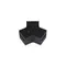 Минифото #1 товара Коннектор тройной с питанием ART-INBELT-CON-T-POWER (BK, 48V) (Arlight, -)