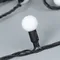 Минифото #3 товара Светодиодная гирлянда ARD-BALL-CLASSIC-D23-10000-BLACK-80LED BLUE (230V, 3.5W) (Ardecoled, IP65)