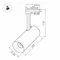 Минифото #9 товара Светильник SP-POLO-TRACK-LEG-R85-15W White5000 (WH-GD, 40 deg) (Arlight, IP20 Металл, 3 года)