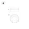 Минифото #5 товара Насадка с фиксированным углом LGD-ARTIFACT-LENS-R65 (BK, 10 deg) (Arlight, Металл)
