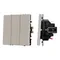 Минифото #1 товара ARL NOBE Выключатель 3 кл софт-тач кашемир SWT-MK03-SFPL-CA (250V, 10A) (Arlight, -)