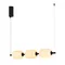 Минифото #1 товара Светильник SP-CARAMELA-HANG-L720-12W Warm2700 (BK, 360 deg, 230V) (Arlight, IP20 Натуральный шелк, 3 года)
