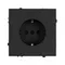 Минифото #3 товара Механизм электрической розетки SCT-NOBE-MEU1-SFPL-BK (230V, 16A) (Arlight, Черный оникс)