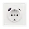 Минифото #4 товара Механизм розетки с USB зарядкой SCT-NOBE-MUAC-SFPL-WH (230V, 16A) (Arlight, Белый кварц)