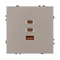 Минифото #2 товара ARL NOBE USB Розетка тип А+С+С софт-тач кашемир SCT-MUACC-SFPL-FC-CA (65W, QC3) (Arlight, -)