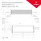 Минифото #2 товара Блок питания ARPV-LG12150-PFC (12V, 12.5A, 150W) (Arlight, IP67 Металл, 5 лет)