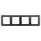 Минифото #2 товара Рамка пластиковая FRM-VERSA-PL-4-BK (Arlight, -)