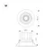 Минифото #3 товара Светильник MS-VORTEX-BUILT-R110-20W Warm3000 (BK-BK, 20 deg, 230V) (Arlight, IP20 Металл, 5 лет)