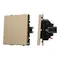Минифото #1 товара ARL NOBE Выключатель 1 кл подсветка софт-тач золотой песок SWT-MK01-SFPL-L-GD (250V, 10A) (Arlight, -)