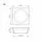Минифото #5 товара Светодиодный светильник LTM-S60x60WH-Frost 3W Day White 110deg (Arlight, IP40 Металл, 3 года)