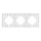 Минифото #2 товара Рамка пластиковая FRM-PERIO-PL-3-BK (Arlight, -)