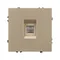 Минифото #4 товара ARL NOBE Розетка телефонная софт-тач золотой песок SCT-MTL1-SFPL-GD (RJ-11, 4C) (Arlight, -)