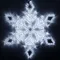 Минифото #1 товара Фигура светодиодная ARD-SNOWFLAKE-M9-900x900-360LED White (230V, 22W) (Ardecoled, IP65)