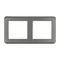 Минифото #2 товара Рамка пластиковая FRM-VERSA-PL-2-GR (Arlight, -)