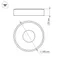 Минифото #6 товара Светильник SP-TOR-RING-SURFACE-R600-42W Warm3000 (WH, 120 deg) (Arlight, IP20 Металл, 3 года)