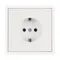 Минифото #3 товара Механизм электрической розетки SCT-NOBE-MEU1-SFPL-WH (230V, 16A) (Arlight, Белый кварц)