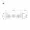 Минифото #7 товара Светильник CL-KARDAN-S260x102-3x9W Day (WH, 38 deg) (Arlight, IP20 Металл, 3 года)