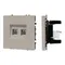 Минифото #1 товара ARL NOBE Розетка компьютерная двойная софт-тач кашемир SCT-MPC2-SFPL-CA (2хRJ-45, CAT6) (Arlight, -)
