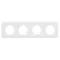 Минифото #2 товара Рамка стеклянная FRM-OMALI-GS-4-WH (Arlight, -)