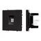 Минифото #1 товара Механизм компьютерной розетки SCT-NOBE-MPC1-SFPL-BK (RJ-45, CAT6) (Arlight, Черный оникс)