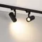 Минифото #10 товара Светильник LGD-URANUS-4TR-R75-18W/25W Warm3500-MIX (BK, 20-50 deg, side holder, 230V) (Arlight, IP20 Металл, 5 лет)