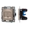 Минифото #1 товара Механизм компьютерной розетки двойной SCT-MPC2-PL-GD-V (RJ-45, CAT6) (Arlight, -)
