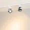 Минифото #2 товара Светильник SP-PLURIO-TRACK-4TR-R77-9W Warm3000 (WH-CHR, 36 deg, 230V) (Arlight, IP20 Металл, 3 года)