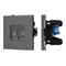 Минифото #1 товара Механизм компьютерной розетки двойной SCT-TENDO-MPC2-SFPL-GR (RJ-45, CAT6) (Arlight, Матовый графитовый)